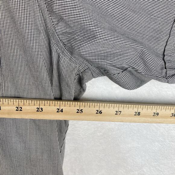 VTG Flying R Ranchwear Mens XL 18-35 Black White Pearl Snap Western Cowboy Shirt - Picture 8 of 8